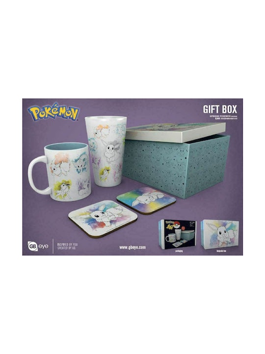 GB eye Pokemon - Eeveelutions Gift Box Купа Керамика Бял 300мл 1бр