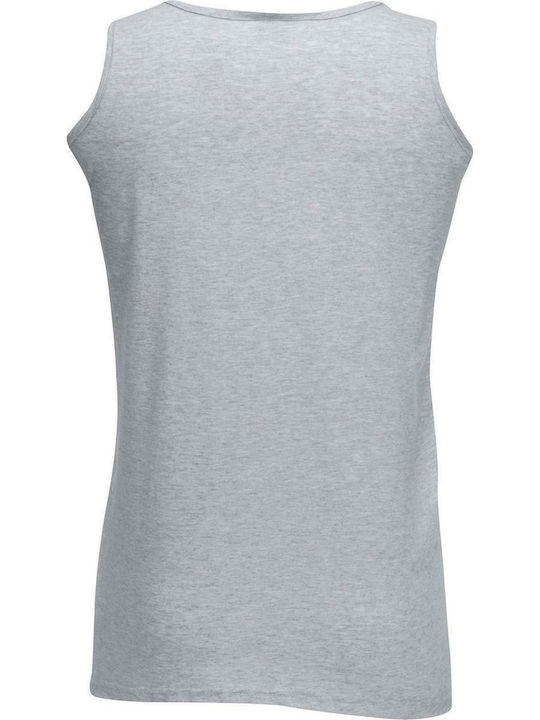 Fruit of the Loom Valueweight Athletic Men's Sleeveless Promotional Blouse Heather grey