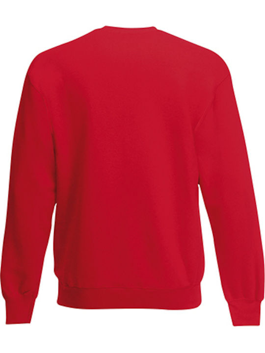 Fruit of the Loom Premium Set-In Men's Long Sleeve Promotional Blouse Red