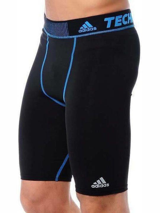 adidas Techfit Base St 9 Ανδρικό Αθλητικό Κολάν Κοντό Μαύρο