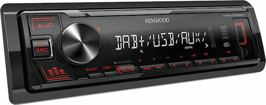 Kenwood KMM-DAB307 Ραδιόφωνο Αυτοκινήτου 1 DIN (USB)