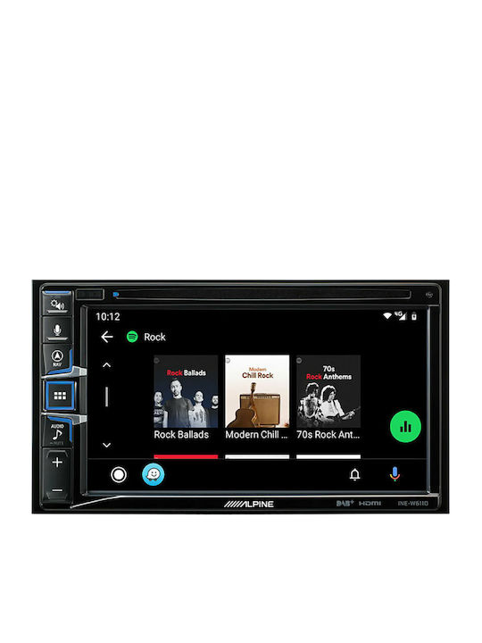 Alpine Ηχοσύστημα Αυτοκινήτου 2DIN (Bluetooth/USB/AUX) με Οθόνη Αφής 6.5"