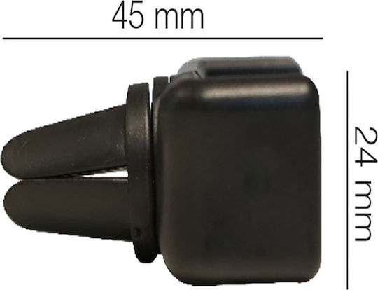 Simoni Racing Phone Holder Βάση Κινητού & Tablet Αυτοκινήτου με Ρυθμιζόμενα Άγκιστρα Μαύρη