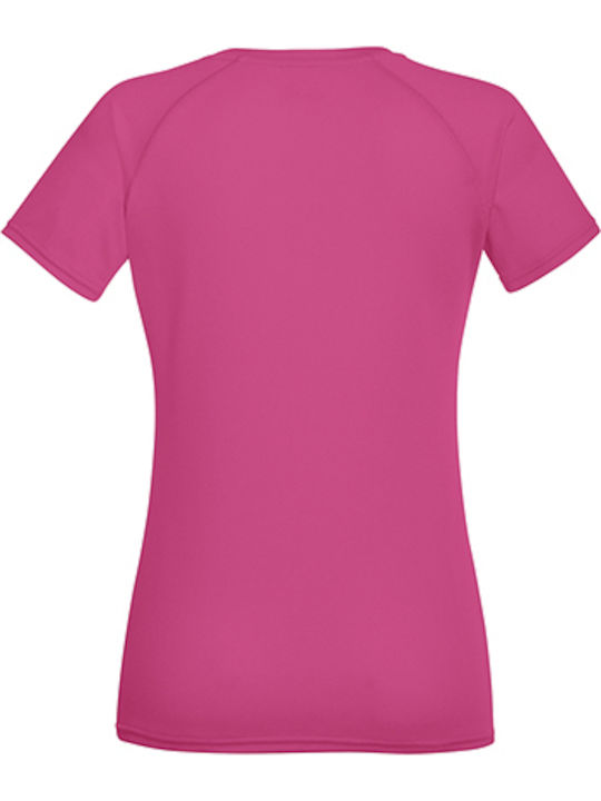 Fruit of the Loom Performance T Γυναικείο Διαφημιστικό T-shirt Κοντομάνικο σε Χρώμα Fruit of the Loom Performance T Γυναικείο Διαφημιστικό T-shirt Κοντομάνικο σε Χρώμα