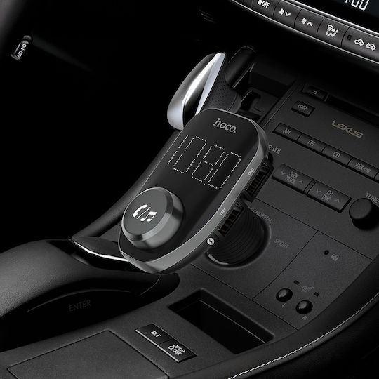 Hoco FM Transmitter Autovehicul E45 cu USB / Bluetooth