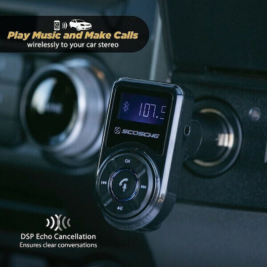 Scosche FM Transmitter Αυτοκινήτου με Bluetooth / AUX / USB
