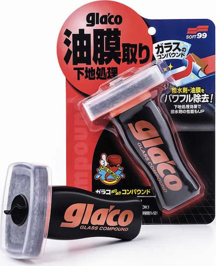 Soft99 Glaco Glass Compound Roll On Cleaner Car Windows 100ml