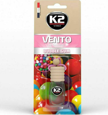 K2 Κρεμαστό Αρωματικό Υγρό Αυτοκινήτου Vento Bubble Gum 8ml