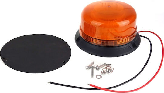 AMiO Car Beacon LED 12 / 24V Waterproof 13.6cm with Orange Lighting