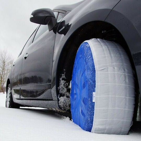 SnowGecko Anti-slip Snow Socks XL Passenger Car 2pcs