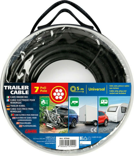 Lampa Prelungire Cablu Priză Trailer cu 7 pini