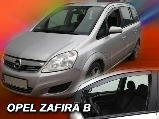 Heko Σετ Ανεμοθραύστες Αυτοκινήτου Μπροστινοί Σκούρο Φιμέ για Opel Signum 2τμχ
