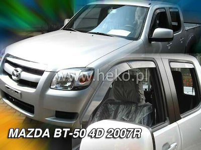 Heko Satz Windabweiser Vordere Autofenster für Ford Ranger Mazda BT-50 2Stück