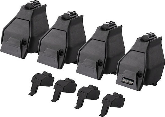 Menabo Füße für Dachträger Kappen für Standard-Endfüße Fixg-Fixfp für Tema/Tema Alu Dachträger 4 Stück 4Stück