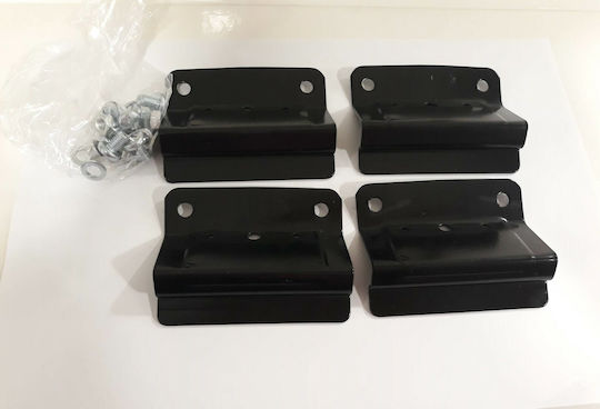 Hermes Füße für Dachträger Enden der Stange für GS2 Stangen 4 Stück Ford Focus / C-Max / S-Max / Mondeo 4Stück