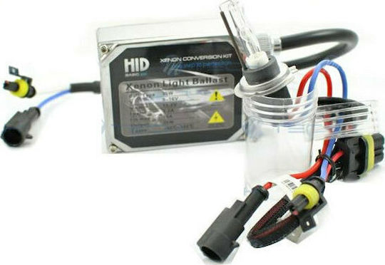 M-Tech Xenon Σετ Φωτισμού Αυτοκινήτου H4 12V 6000K Ψυχρό Λευκό