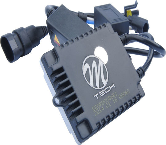 M-Tech Xenon Set de Iluminare Slim Ballast H4 Can bus 12V 6000K Alb rece