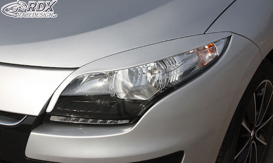 Autostyle Front Headlights Eyebrows for Renault Megane Iii 2008+