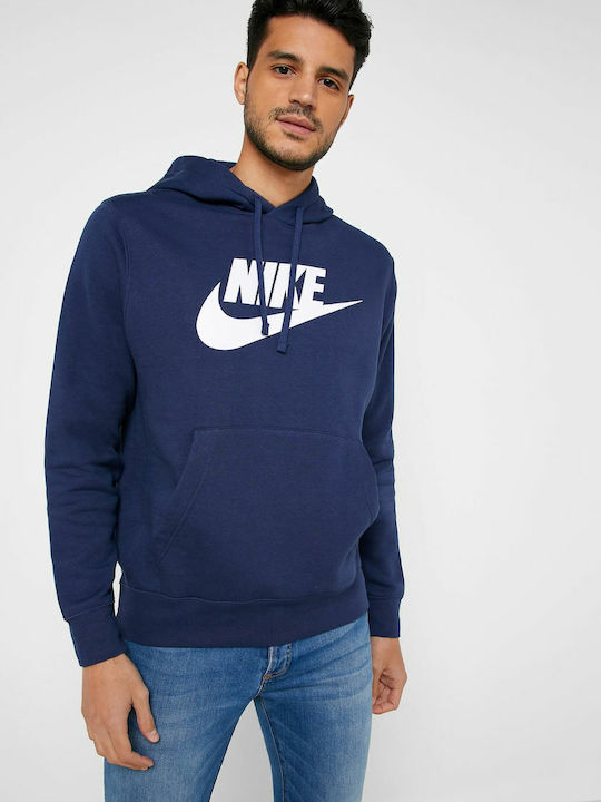 Club Sweatshirt With Hood Navy