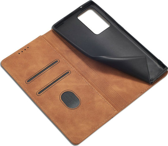 Bodycell PU Leather Buchen Sie Synthetisches Leder Braun (Galaxy Note 20 Ultra)