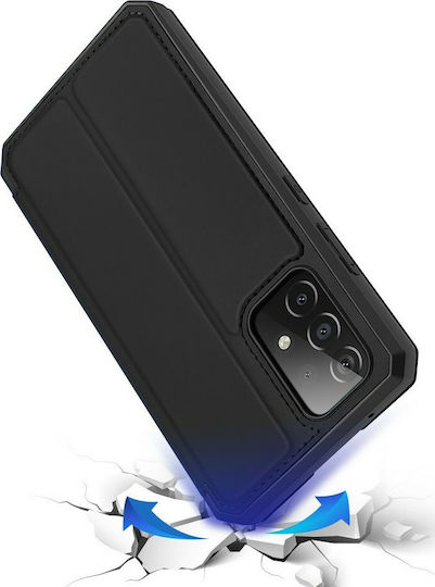 Dux Ducis Skin Pro Buchen Sie Synthetisches Leder Schwarz (Galaxy A52 / A52s)