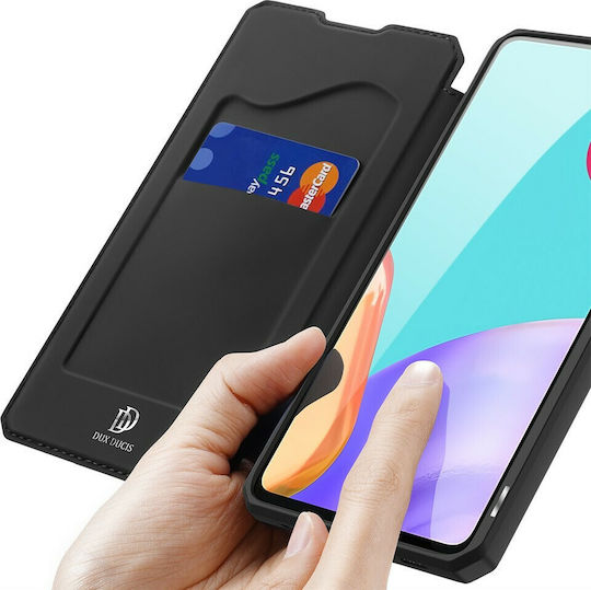 Dux Ducis Skin Pro Buchen Sie Synthetisches Leder Schwarz (Galaxy A52 / A52s)