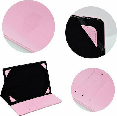 Blun Flip Cover Synthetic Leather Pink (Universal 8") BLUN8P