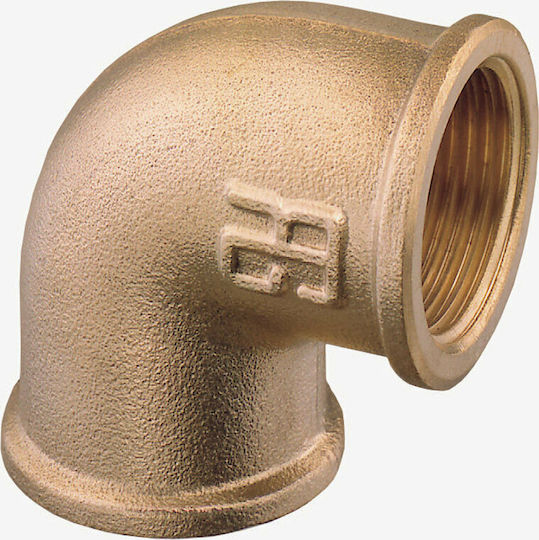 Lalizas Pipe Elbow Fitting Brass 1/2" Female 90051