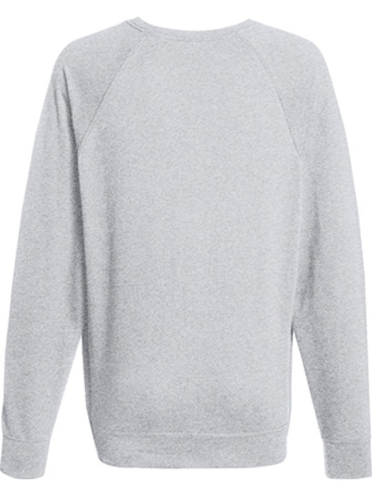 Fruit of the Loom Lightweight Raglan Heather Grey