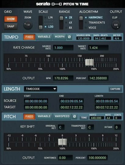 Serato Pitch' N Time Pro (Licență electronică)