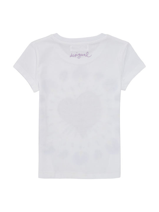 Desigual Παιδικό T-shirt Λευκό