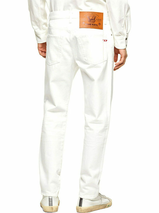 Diesel D-Fining Men's Jeans Pants in Tapered Line White