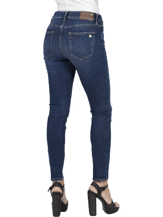 Staff Sandra Women's Jean Trousers Mid Rise in Skinny Fit