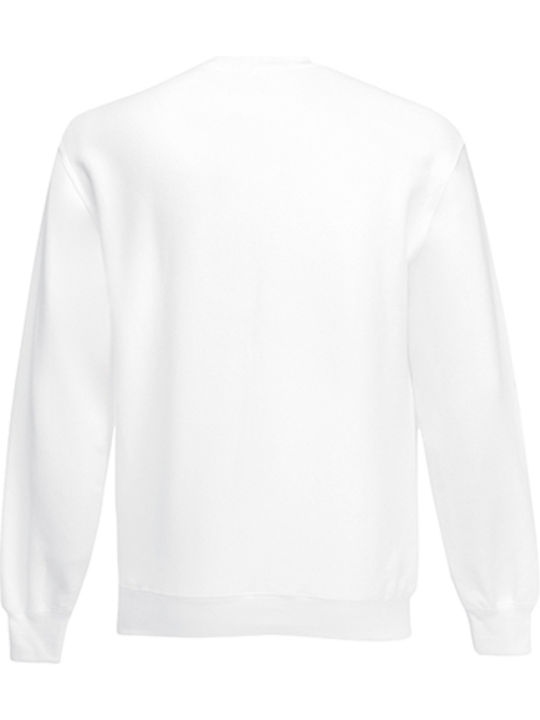 Fruit of the Loom Classic Set-In Men's Long Sleeve Promotional Blouse White