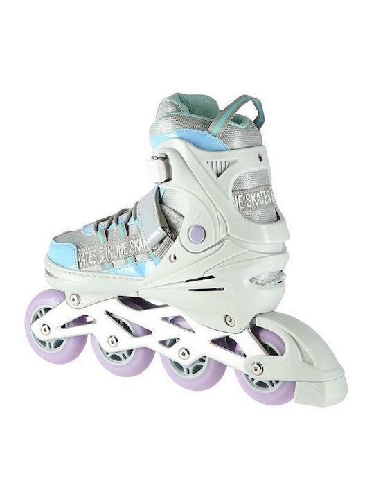 Nils NA1186 Inline Αυξομειούμενα Rollers Γκρι Παιδικά