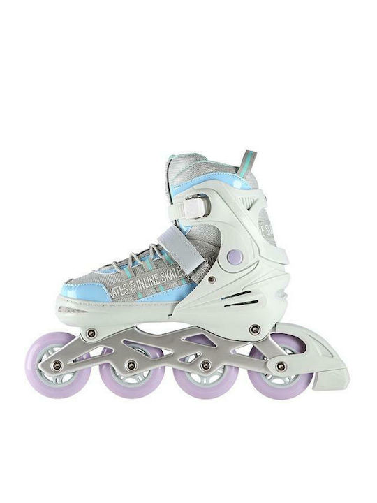 Nils NA1186 Inline Αυξομειούμενα Rollers Γκρι Παιδικά