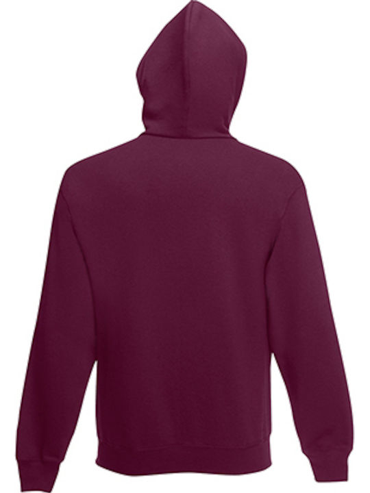 Fruit of the Loom Classic Men's Long Sleeve Promotional Blouse Burgundy