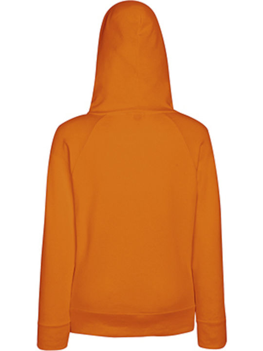 Fruit of the Loom Ladies Lightweight Werbe-Hoodie in Orange Farbe