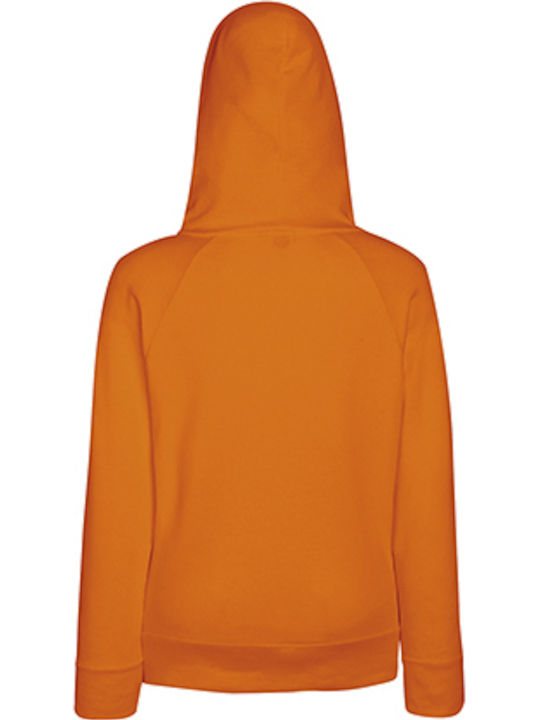 Fruit of the Loom Ladies Lightweight Werbe-Hoodie in Orange Farbe