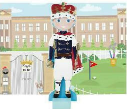 Floss & Rock Magnetic Construction Toy Dress Up Wooden Magnetic Doll Louis for Children Aged 3+