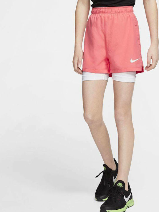 Nike Αθλητικό Παιδικό Σορτς/Βερμούδα Dri-Fit Ροζ