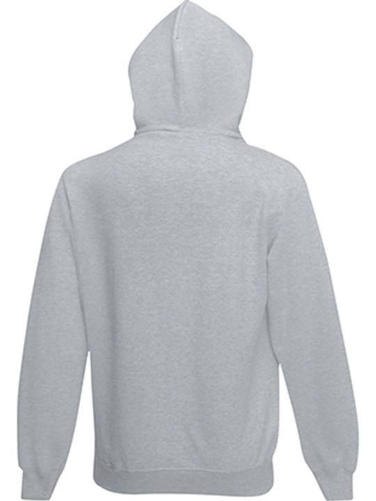 Fruit of the Loom Premium Ανδρικό Διαφημιστικό Φούτερ Heather Grey