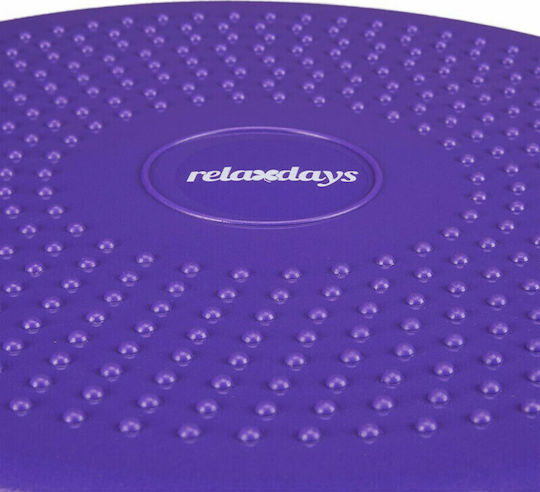 Relaxdays Δίσκος Ισορροπίας Μωβ με Διάμετρο 33cm