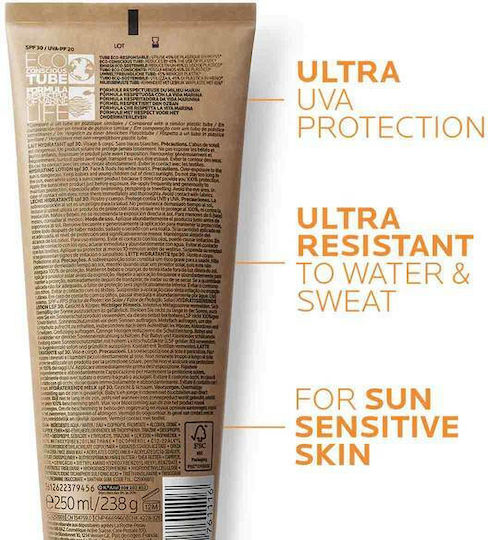 La Roche Posay Anthelios Eco-Conscious Водоустойчив Слънцезащитен Крем За Тяло SPF30 250мл