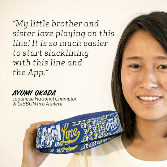 Gibbon Slacklines Ιμάντας Ισορροπίας Μπλε