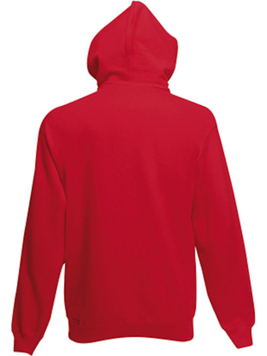 Fruit of the Loom Classic Werbe-Hoodie in Rot Farbe