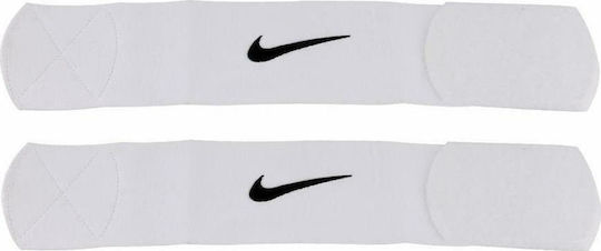 Nike Guard Stay II Δέστρες Καλαμίδων Ποδοσφαίρου Σετ 2τμχ Λευκές