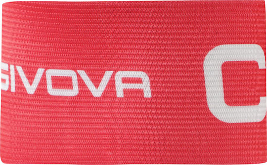 Givova ACC08 Red Περιβραχιόνιο Αρχηγού Ποδοσφαίρου Κόκκινο