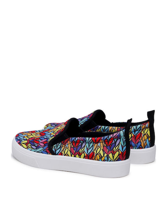 Heart Inlove Women's Canvas Slip-Ons