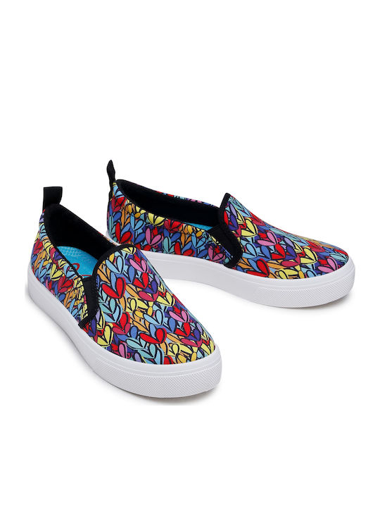 Heart Inlove Women's Canvas Slip-Ons